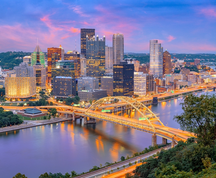 Pittsburgh PA skyline 